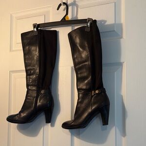 Anne Klein Black Heeled Boots